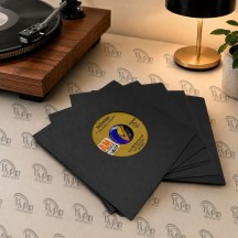 7'' Black Paper Inners Sleeves - Acid Free - 1000pcs