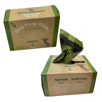 Dog Poo Bags 500pcs With Tie Handles - Extra Large and Extra Strong