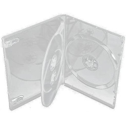 Vision 3 Way ClearDVD Case 14mm Spine - 50pcs