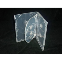 6 Way Clear DVD Case 14mm Spine - 50pcs