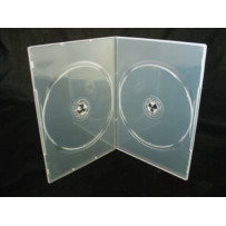 Double Slim DVD Clear Case 7mm