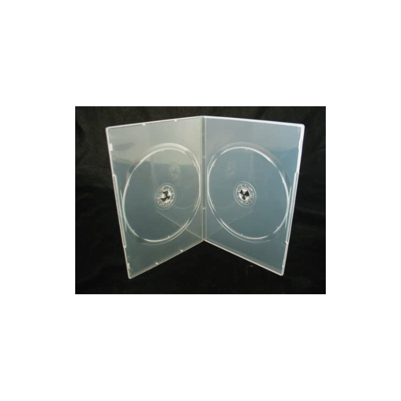 Double Slim DVD Clear Case 7mm