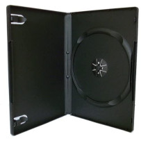 Single Black DVD Case 7mm - 100pcs