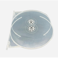 Amaray Double Clear DVD Trays - 100pcs
