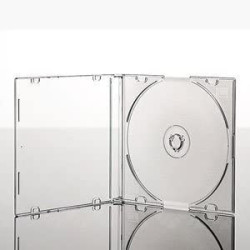 Single Slimline CD Clear Case 5.2mm Spine- 100pcs