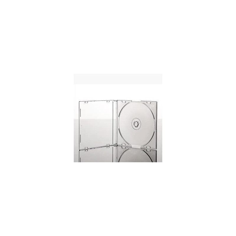 Single Slimline CD Clear Case 5.2mm Spine- 100pcs
