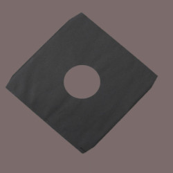 12″ Black Paper Sleeve – Pack of 100