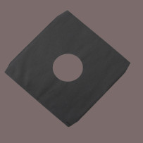 12″ Black Paper Sleeve – Pack of 100